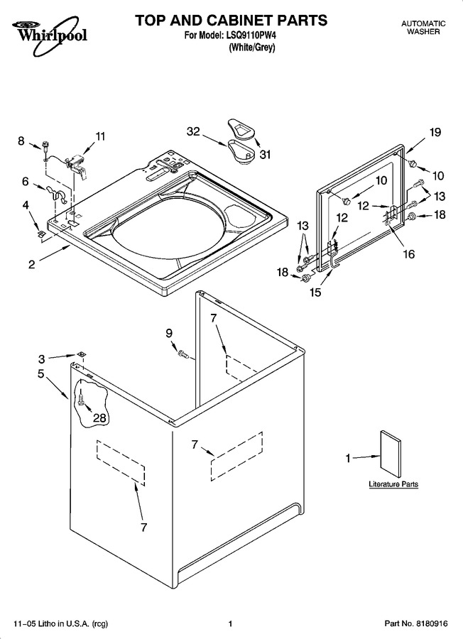 Diagram for LSQ9110PW4