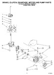 Diagram for 05 - Brake, Clutch, Gearcase, Motor & Pump