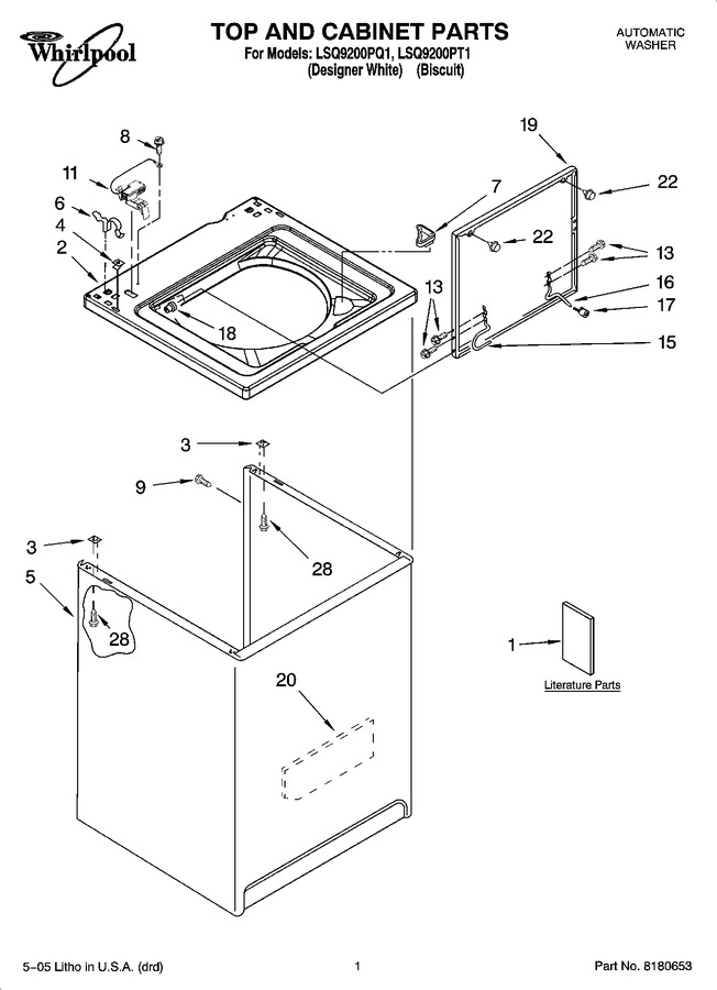 Diagram for LSQ9200PT1