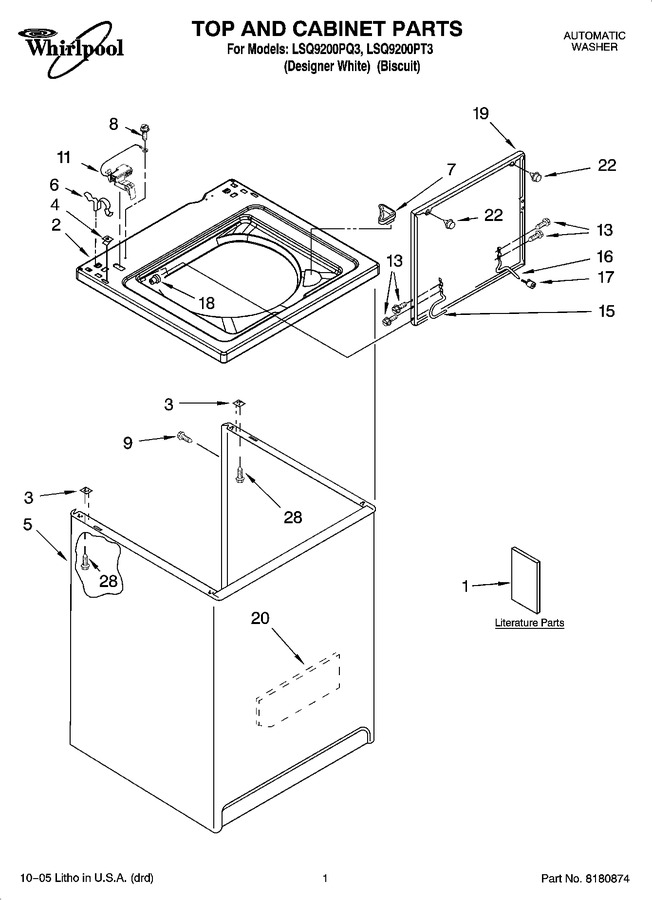 Diagram for LSQ9200PT3