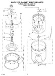 Diagram for 03 - Agitator, Basket And Tub