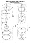 Diagram for 03 - Agitator, Basket And Tub