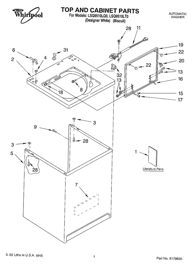 Diagram for LSQ9510LT0