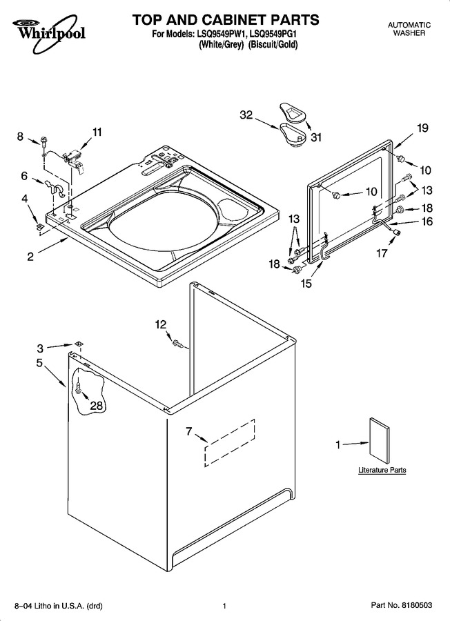 Diagram for LSQ9549PW1