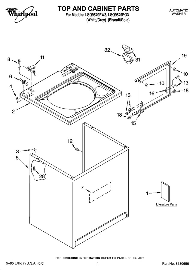 Diagram for LSQ9549PW3