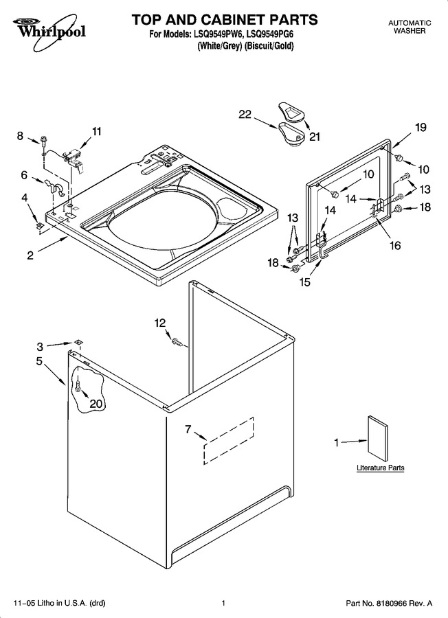 Diagram for LSQ9549PW6