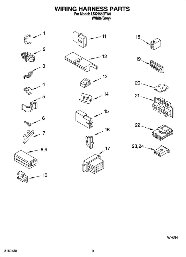 Diagram for LSQ9550PW0