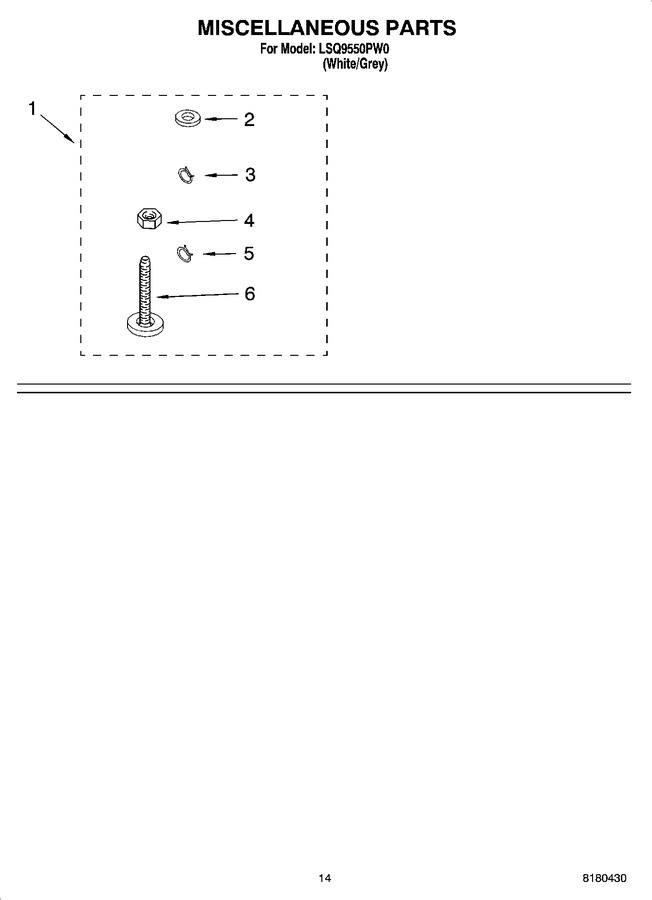 Diagram for LSQ9550PW0