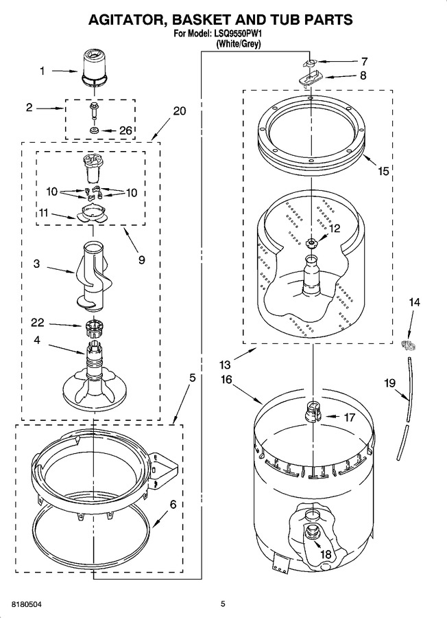 Diagram for LSQ9550PW1