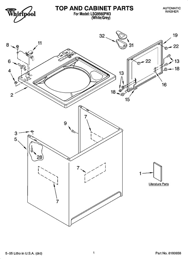 Diagram for LSQ9560PW3