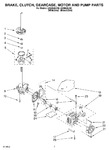 Diagram for 04 - Brake, Clutch, Gearcase, Motor And Pump