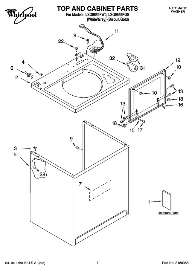 Diagram for LSQ9659PW0