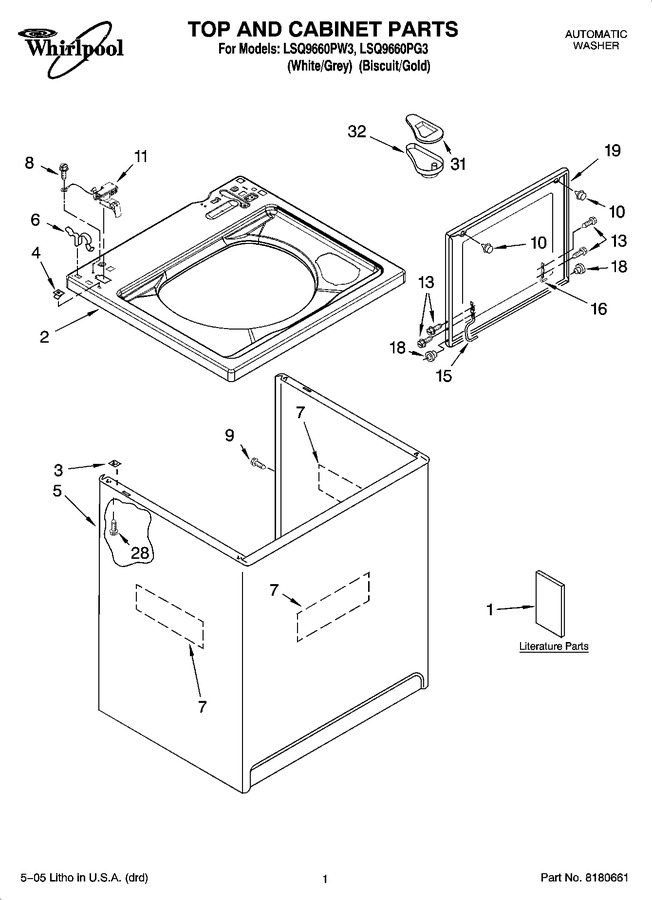 Diagram for LSQ9660PW3