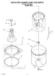 Diagram for 03 - Agitator, Basket And Tub