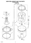 Diagram for 03 - Agitator, Basket And Tub Parts