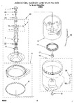 Diagram for 03 - Agitator, Basket And Tub