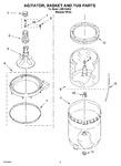 Diagram for 03 - Agitator, Basket And Tub Parts