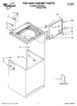 Diagram for 01 - Top And Cabinet Parts