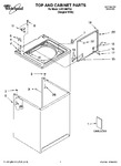 Diagram for 01 - Top And Cabinet Parts