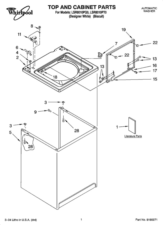 Diagram for LSR8010PT0