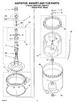 Diagram for 03 - Agitator, Basket And Tub Parts