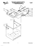 Diagram for 01 - Top And Cabinet