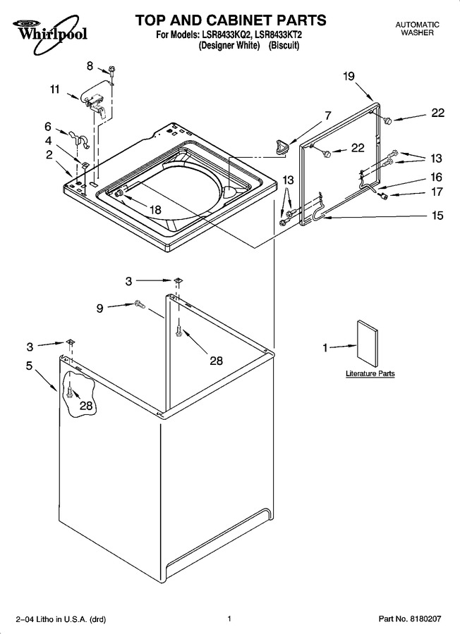 Diagram for LSR8433KT2