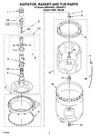 Diagram for 03 - Agitator, Basket And Tub Parts