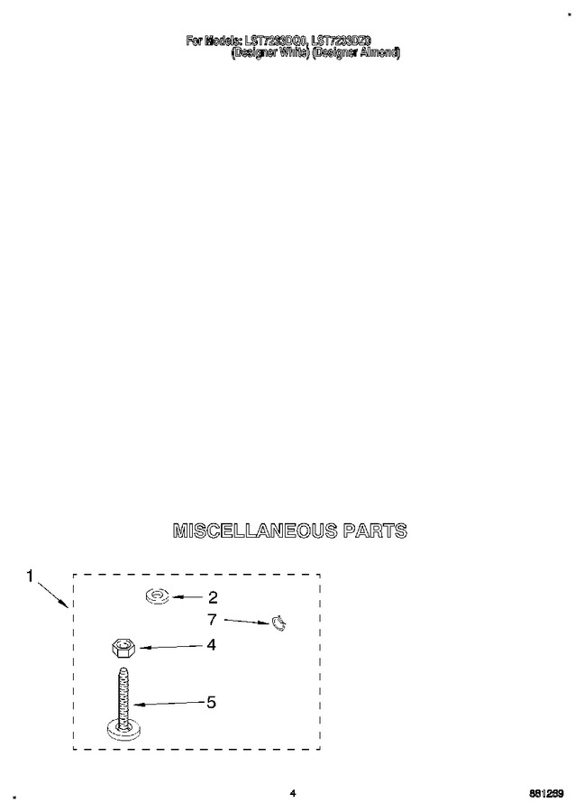 Diagram for LST7233DZ0