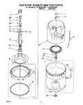 Diagram for 04 - Agitator, Basket And Tub