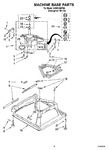 Diagram for 05 - Machine Base Parts