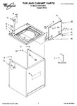 Diagram for 01 - Top And Cabinet Parts