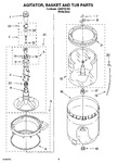 Diagram for 03 - Agitator, Basket And Tub Parts