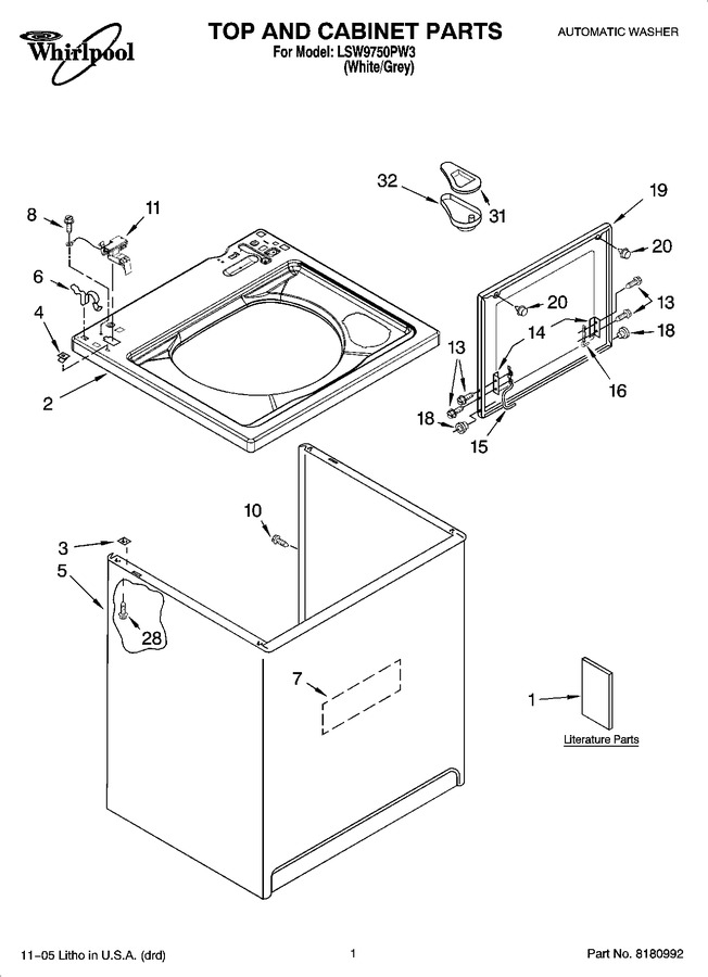 Diagram for LSW9750PW3