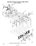 Diagram for 02 - Washer/dryer Control Panel