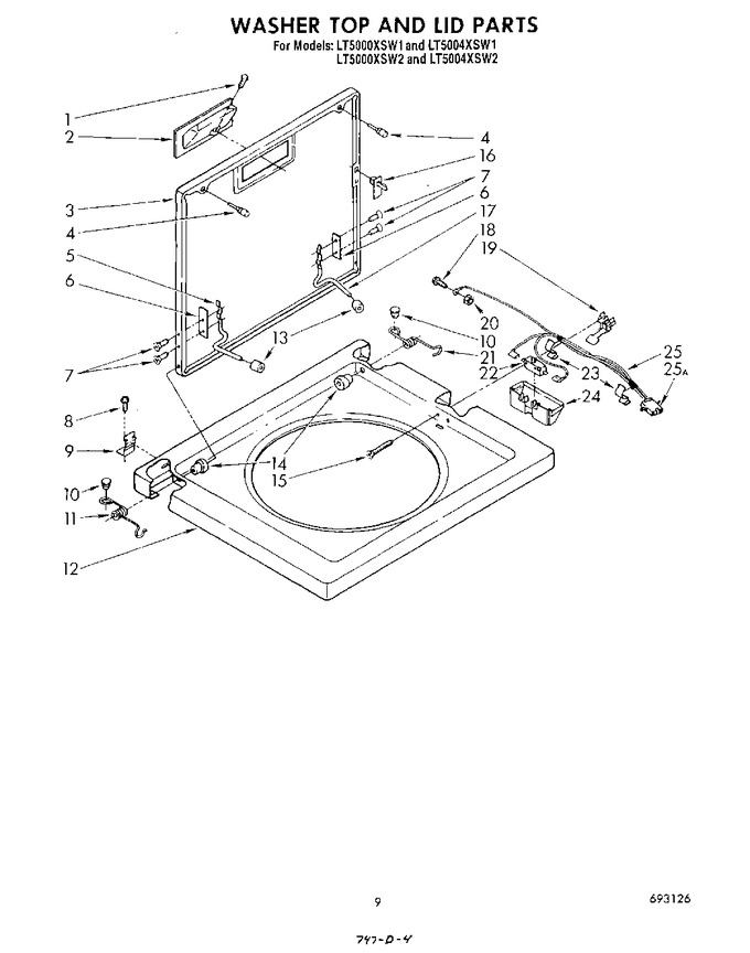 Diagram for LT5000XSW1