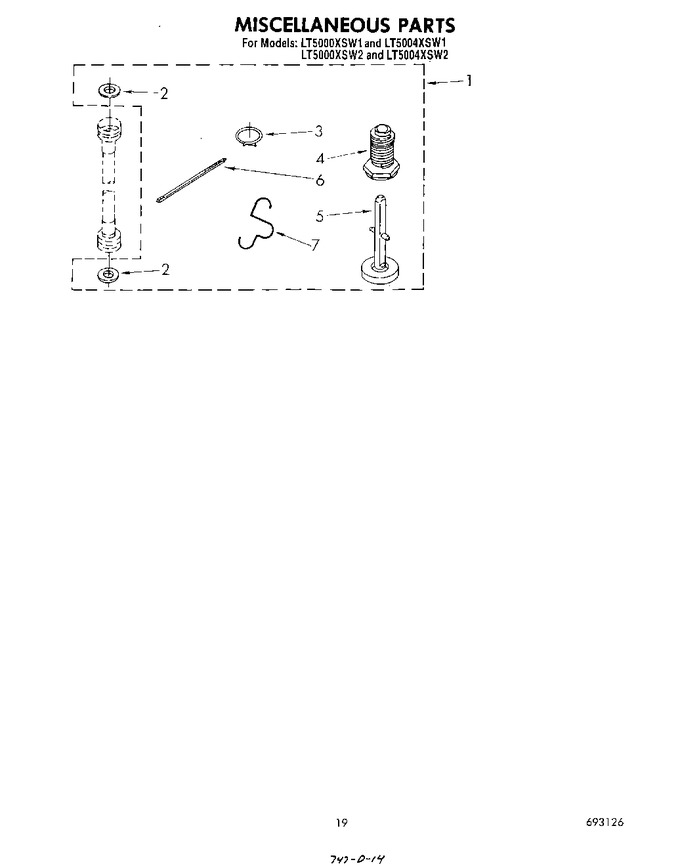 Diagram for LT5000XSW1