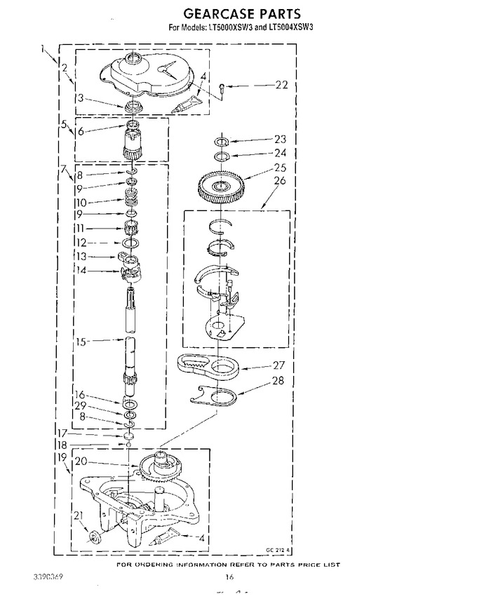 Diagram for LT5000XSW3