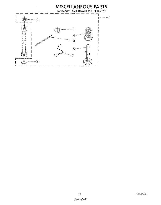 Diagram for LT5000XSW3