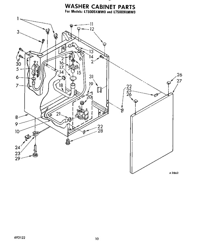 Diagram for LT5009XMW0