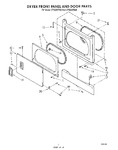 Diagram for 03 - Dryer Front Panel And Door