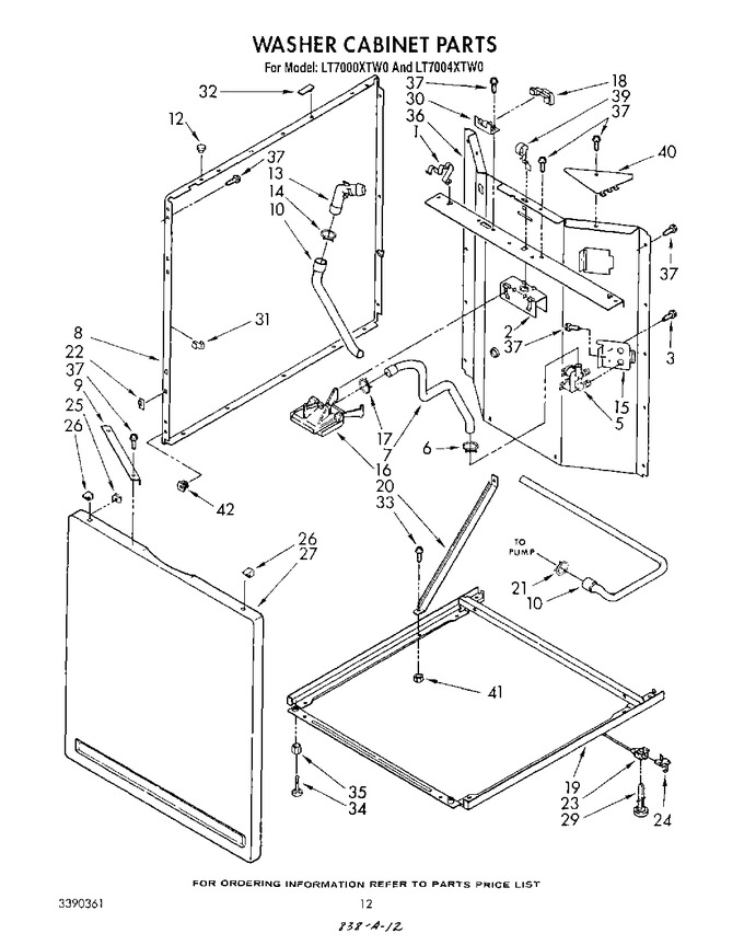 Diagram for LT7000XTG0