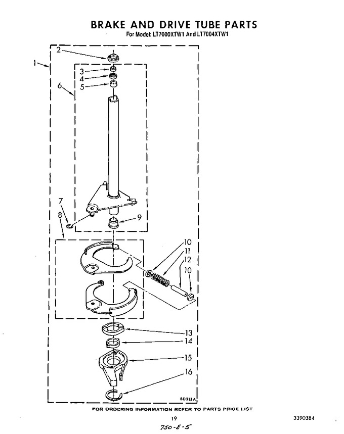 Diagram for LT7000XTW1