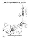 Diagram for 09 - Brake, Clutch, Gearcase, Motor And Pump