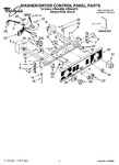 Diagram for 01 - Washer/dryer Control Panel Parts