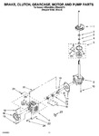 Diagram for 08 - Brake, Clutch, Gearcase, Motor And Pump Parts