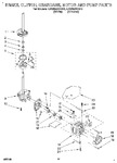 Diagram for 08 - Brake, Clutch, Gearcase, Motor And Pump