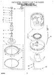 Diagram for 10 - Agitator, Basket And Tub