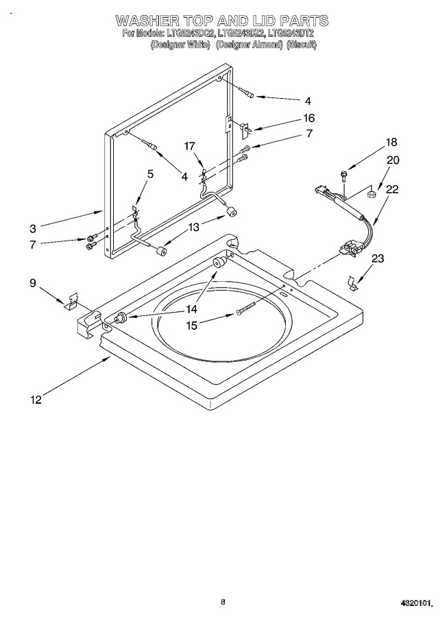 Diagram for LTG5243DT2