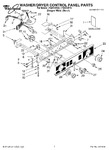 Diagram for 01 - Washer/dryer Control Panel, Literat